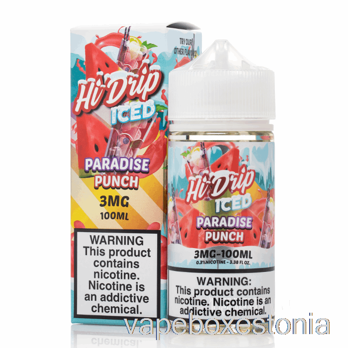 Vape Box Estonia Iced Paradise Punch - Hi-drip E-vedelikud - 100ml 6mg